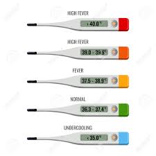 Electronic Thermometer With Explanation Of Temperature Types