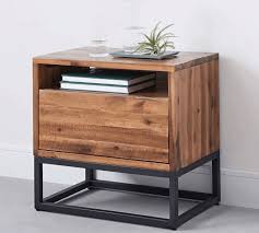 Diy Reclaimed Pallet Wood Nightstand West Elm Knockoff Diy Huntress Wood Nightstand Furniture Vintage Industrial Furniture