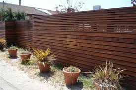 Fence design with wooden fence illustration. Modern Wooden Fence