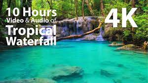 1920x1080 nature wallpaper windows 10. 4k Uhd 10 Hours Tropical Waterfall Mindfulness Ambience Relaxing Meditation Nature Youtube