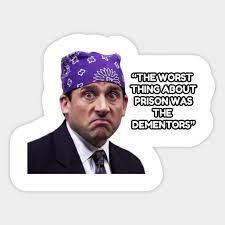 Who did kevin get for. Prison Mike Dementors Dunder Aufkleber Teepublic De