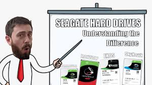 The design of the internal hard drives isn't really important. Seagate Hard Drives Explained Ironwolf Exos Barracuda And Skyhawk What Is The Difference Youtube