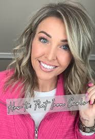 🚨 Flat iron curls 🚨 This is the EASIEST andBEST flat iron curl technique  for beginners! ...Grab your flat iron (it doesn’t have to be some fancy  iron or new model) and start with a low heat setting, ...