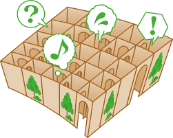 「ダンボール迷路」の画像検索結果