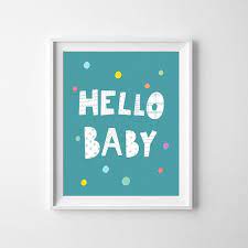 hello baby nursery print blue nursery art hello baby print baby prints wall art printable nurs baby nursery prints printable nursery art blue nursery decor