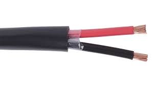 The cl2 rating means it's safe to go through your wall and the 14 gauge size means it will be suitable for long distances. Liberty Av 14 2c Db Blk 14 Awg 2 Conductor Direct Burial Speaker Cable Full Compass Systems
