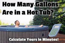 How many gallons does a garden tub hold. How Many Gallons Are In A Hot Tub Formula Included