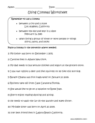 4 Worksheet Free Grammar Worksheets Fourth Grade 4 Punctuation Commas Quotation Ma Punctuation Worksheets Free Grammar Worksheet Grammar Worksheets High School
