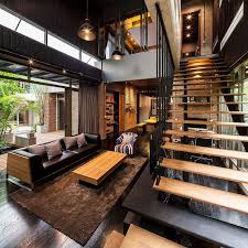 Industrial And Modern Side By Side Two Houses In Bangkok Modern House Design Interior Architecture Design Architecture Design