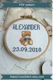 From baby announcements and wedding records to monograms and names. Baby Born Child Metric Personalized Completed Handmade Cross Stitch Embroidery Picture Boy Birth Announcement Custom Gift Art Collectibles Fiber Arts Kromasol Com