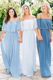 Abigail Mix And Match Convertible Bridesmaid Dress In Forget Me Not Love Is In The Air And Dust Chiffon Bridesmaid Long Bridesmaid Dresses Bridesmaid Dresses