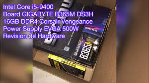 B550m ds3h bios 10a with amd ryzen 9 3900x cpu cannot get the hd light to work. Intel Core I5 9400 Board Gigabyte B365m Ds3h 16gb Ddr4 Power Supply Evga 500w Revision Pt 1 Youtube