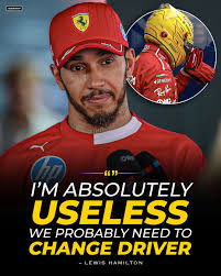 Lewis Hamilton after after qualifying P12 in Hungary 👀😢