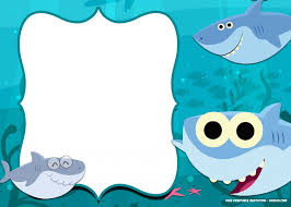 Free Printable 1st Birthday Baby Shark Cake Free Printable Baby Shark Pinkfong Birthday Invitation Template Updated Drevio Shark Birthday Invitations Shark Themed Birthday Party Birthday Invitations Kids