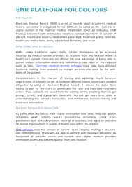 Advanced Emr Platform For Doctors By 75health Issuu