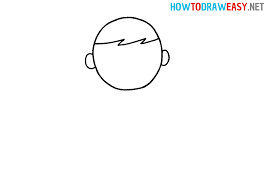 Learn how to draw and sketch manga characters and create great cartoons, illustrations and drawings with in this tutorial i will show you how to draw a male head and face. How To Draw A Boy For Kids How To Draw Easy