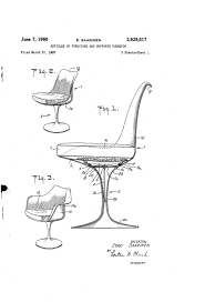 Should You Consider A Design Patent Art Law Journal Tulip Chair Eero Saarinen Saarinen