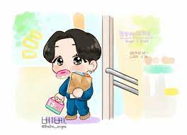 jungkook btsイラスト イラスト 可愛いイラスト