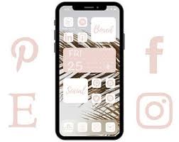 Rose Pink Neutral Aesthetic 36 Ios 14 App Icons Ios14 Widget Cover Photos Widgetsmith Aesthetic Ios App Icon Pack Aesthetic Icons Iphone Homescreen App Icon Apple Watch Music