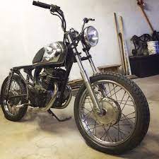 My Honda Cd200 Bobber Taking Form Bobber Honda Motorcycle