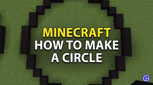 The first is to create a circular frame that outlines all vertices with the. How To Make And Fill A Circle In Minecraft Gamer Tweak