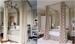 Plan To Use These Ceiling Curtain Rods With Sheer Curtain Panels To Create A Canopy Look For The Peacock Themed Room Faux Canopy Bed Canopy Bed Home