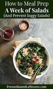 This way, you have a salad in a bag ready to be tossed on the plate whenever you please. How To Meal Prep Salads And Keep Salad Fresh All Week