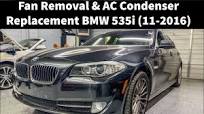 Fan Removal & AC Condenser Replacement BMW F10 535i (11-2016)
