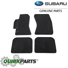 Details About Oem 2005 2009 Subaru Outback All Weather Floor Mats Black Rubber New J501sag000 Subaru Subaru Outback Black Rubber