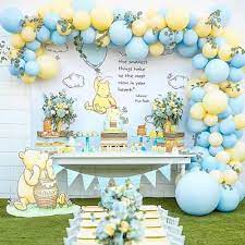 Copy space for ad brochure or announcement invitation. 110pcs Macaron Blue Yellow Pastel Balloon Arch Kit Globos Birthday Party Decorations Kids Wedding Ballons Garland Party Supplies Ballons Accessories Aliexpress