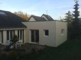Travaux D Extension D Un Pavillon A Evreux En Ossature Bois Construction Maison Ossature Bois Pavillon