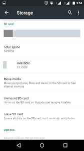 To make an internal sd card portable so you can remove it from your device, visit settings > storage & usb, tap the device's name, tap the menu button, and tap format as portable. this will erase the contents of the sd card, but you'll be able to use it as a portable device afterward. Make Sd Card As Default Storage In Moto G 2nd Generation