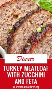 Turkey Meatloaf With Zucchini And Feta Recipe In 2020 Turkey Meatloaf Meatloaf Turkey Meatloaf Recipes