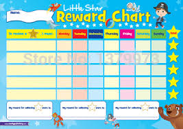 5 Star Magnetic Reward Chart In Fantasias Masculinas From