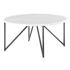 Everly Quinn Chinery Coffee Table White Round Coffee Table Coffee Table White Coffee Table Walmart