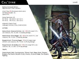 Aliens arrived on earth and try to blend with our current social hierarchy. Dnd Next Npc Cards Calzyne By Dizman Dungeons And Dragons Homebrew Dnd Dnd Monsters