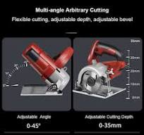 Circular Saw, 1680W Multi-Purpose Power Electric Saw For ...