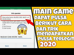 Apalagi cara mendapatkannya juga tidak sulit, dan tidak memakan waktu banyak. Misi Hanya Bermain Game Cara Mendapatkan Pulsa Gratis 2020 Youtube