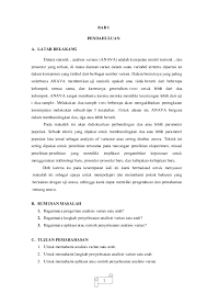 Varian dan standar deviasi adalah istilah yang paling umum digunakan dalam teori probabilitas dan statistik untuk lebih menggambarkan ukuran penyebaran di sekitar kumpulan jenis data penelitian. Doc Makalah Anava Luthfi Novela Academia Edu