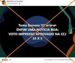 Na avaliação de bolsonaro, sem voto impresso não haverá eleição em 2022. A Ccj Aprovou Apenas A Admissibilidade Da Pec Sobre O Voto Impresso Em 2019 Internacional Estado De Minas