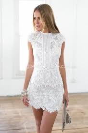 Dressing Young Does Not Indicate Following Current Fashion Trends Too Closely No Matter How Fashionab With Images White Lace Dress Short Lace White Dress Short Lace Dress