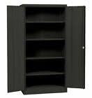 The rubbermaid storage shed is durable, portable, and still has a sleek look about it. Rubbermaid Double Door Storage Cabinet Base 36wx18dx36h Gray Black 7085 For Sale Online Ebay