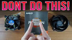 Some other popular coolers by each company include intel's large stock cooler and amd's wraith spire; Intel Stock Cooler Vs Amd Ryzen 5600x Yep Youtube