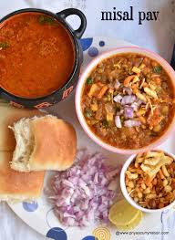 .powder for misal masala recipe: Misal Pav Recipe How To Make Maharashtrian Misal Pav Usal Misal Pav Recipe Priya S Curry Nation