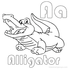 The name alligator came from the spanish word el lagarto which means the lizard. Cute Alligator Coloring Pages At Getdrawings Free Download Coloring Home