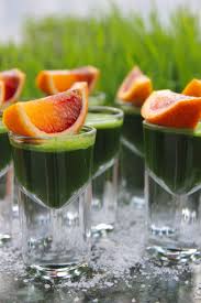 The Snack Break During Yesterday S Un Cooking Demo Alkalising Wheatgrass Shots Sunshine In A Glass