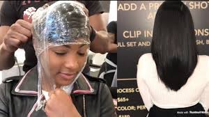 While it's really fun to pick flashy headbands, you can also. Saran Wrapping My Hair Healthy Hair Growth At Deso Blowout Bar Youtube