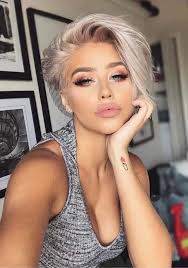 This wispy blonde style looks flowing and soft with volume and combines curly and straight so you have the best of both worlds. Short Blonde Hairstyles For Women Now In Fashion Picsmine