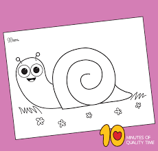 Coloring pages for kids snail coloring pages. Snail Coloring Page 10 Minutes Of Quality Time