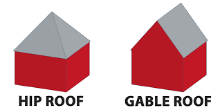 A gable is a section of wall located at the end of a pitched roof, between the edges of the intersecting pitches. Hip Vs Gable Roof A Complete Comparison With Pictures